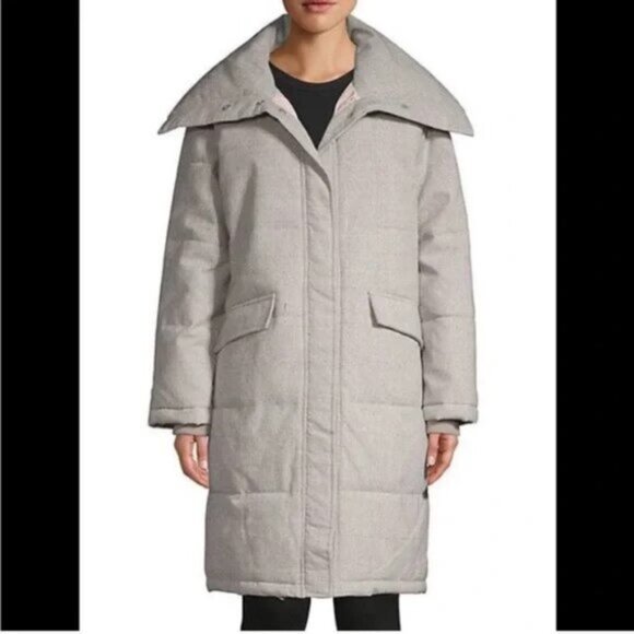 Avec Les Filles Pink and Gray Puffer Jacket Xs/S - Picture 1 of 9
